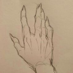 a drawing of a hand holding something in it's palm