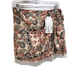 Add A Touch Of Bohemian Style To Your Wardrobe With This Beautiful Zara Mini Skirt In Size S. Featuring A Stunning Paisley Pattern And Colorful Multicolor Design, This Skirt Is Perfect For Summer And Any Occasion, Whether It's A Casual Day Out Or A Party/Cocktail Event. The Skirt Is Made Of Lightweight Viscose Material And Is Machine Washable For Easy Care. It Also Has A Zip Closure And Wrap Style, Adding A Unique Touch To Your Outfit. This Skirt Is A Must-Have For Any Fashion-Forward Woman And Zara Mini Skirt, Zara Mini, Cocktail Event, Summer Boho, Zara Skirts, Boho Summer, Paisley Pattern, Wrap Style, Bohemian Style