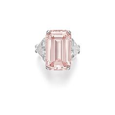 Pink Emerald, Pink Diamond Ring, Emerald Cut Diamond Ring, Diamond Alternatives, Diamond Ring Settings, Heart Shaped Diamond, Emerald Cut Diamonds, Pink Diamond, The Star