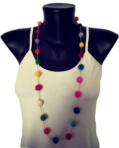 Handmade Multicolor Casual Necklaces, Colorful Handmade Casual Necklace, Casual Colorful Handmade Necklaces, Casual Multicolor Necklaces For Gifts, Casual Colorful Handmade Necklace, Bohemian Long Necklace Fashion Accessory, Casual Colorful Necklace For Gifts, Bohemian Style Long Necklace As Fashion Accessory, Handmade Casual Necklaces For Parties