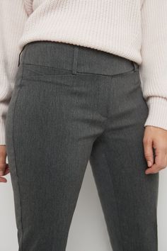 You want to be known for your work but, at the same time, also make a statement with your signature look. These barely bootcut pants let you strike the right balance between flamboyant and subtle. The modern, slightly narrower leg of these pants preserve everything good about the classic bootcut design, while the soft waistband supports and has a slimming effect on your figure. Pair them up with formal or casual tops to easily get the perfect look for any occasion. Faux front and back pockets wi Classic Fitted Flare Dress Pants, Classic Flare Workwear Bottoms, Classic Flare Dress Pants For Business Casual, Classic Flare Pants For Business Casual, Classic Flare Business Casual Pants, Classic Flare Stretch Pants, Classic Stretch Flare Pants, Classic Flared Stretch Bottoms, Flare Stretch Dress Pants For Work