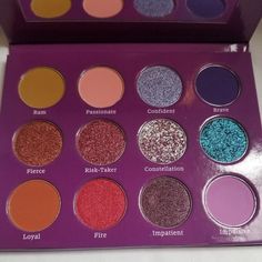 Rasha B. Cosmetics X Just Anne Extraordinaries Eyeshadow Palette Carli Bybel Palette, Eye Pigments, Violet Voss, Nail Polish Art, Nude Eyeshadow, Pigment Eyeshadow, Palette Color