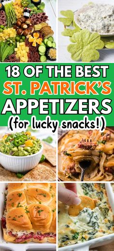 St. Patrick’s Day Appetizers – Get ready for St. Patrick’s day with these festive St. Patrick's appetizer recipes! They’re specially ideal for the ultimate St. Patrick’s Day bash. Appetizers for St. Patrick's Day, Irish snacks, Irish appetizers, Irish party food, Irish appetizer recipes, St. Patrick's Day appetizers food party, St. Patrick's Day party ideas snacks, St. Patrick's Day appetizers party ideas, St. Patrick's Day appetizers food. St Patrick's Day Recipes Easy, St Pats Day Appetizers, Irish Rolls St. Patrick's Day, Saint Patricks Party Food, St Pats Recipes, St Patricks Day Buffet Food, St Patty Appetizer, St Patrick’s Day Food Table, Recipes For St Patrick’s Day