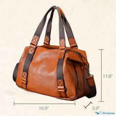 OrcaJump - Fashionable Shoulder Bag: Aesthetic and Functional Retro Large Capacity Shoulder Bag, Shoulder Bag