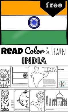 FREE Country Coloring Pages – Kindergarten Worksheets and Games India Crafts For Kids Culture, Activities For Primary School, English Pie, Coloring Pages Ideas, Pages Ideas