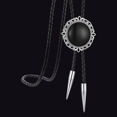 Description
We add the elements of Gemstone style to the traditional bolo ties and keep the classic style at the same time. Vintage style black onyx with 39.37 bootlace tie, stylish, elegant, and classic Western fashion. This fashion Necktie is suitable for any occasion, eye-catching and charming.The black onyx bolo tie is exactly what your favorite shirt needs to complete your cowboy ensemble or just to add a touch of Western style to your outfit.This bolo tie is not only fashionable but also practical, featuring a convenient clasp for hassle-free adjustments. This ensures a comfortable and secure fit, allowing you to wear your new accessory with confidence and panache.
 
Detail

SPU: BMB68109
Material：PU(Microfiber), Stainless Steel
Necklace Length: 41 inches
Pendant Size: 45mm*45mm
Weig Western Lariat Bolo Tie With Adjustable Length, Western Style Lariat Bolo Tie With Adjustable Length, Western Bolo Ties With Adjustable Length For Western-themed Events, Western Bolo Ties For Western-themed Events, Lariat Bolo Tie With Adjustable Length For Western-themed Events, Black Adjustable Bolo Tie For Formal Occasions, Adjustable Lariat Bolo Ties For Rodeo, Rodeo Lariat Bolo Tie With Adjustable Length, Adjustable Length Lariat Bolo Ties For Rodeo