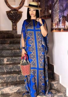 Latest Kaftan Styles For Ladies, Kaftan Designs For Ladies, Jalabia Styles For Women In Nigeria, New Kaftan Designs, Fitted Long Dress-style Kaftan, Luxury Royal Blue Women's Kaftan, Adire Kaftan Styles, Latest Kaftan Styles, Kaftan Styles For Ladies