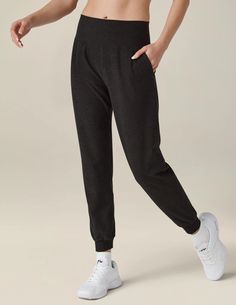 Spacedye Midi Jogger | Beyond Yoga Athleisure Essentials, Athleisure Joggers, Darkest Night, Soft Joggers, Long Leggings, Beyond Yoga, Mother Denim, Yoga Tops, Ulla Johnson