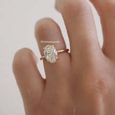 Engagement Rings Oval Gold, Oval Cut Engagement Ring Gold, Simple Oval Engagement Ring, 2ct Oval Engagement Ring, Oval Cut Wedding Ring, Wedding Ring Oval, Oval Solitaire Ring, Gold Moissanite Engagement Ring, Oval Solitaire Engagement Ring