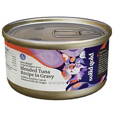 an open can of canned tuna in gravy