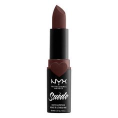 Suede Matte Lipstick  | NYX Professional Makeup Mac Velvet Teddy, Nyx Lipstick Matte, Make Up Cosmetics, Nyx Lipstick, Velvet Teddy, Renee Zellweger, Mac Eyeshadow, Affordable Makeup, Epilator