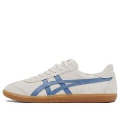 Onitsuka Tiger Tokuten Shoes 'White Blue Gum' 1183A907-202-KICKS CREW Onitsuka Tiger Tokuten, Silly Clothes, Adidas Casual, Sports Arena, Indoor Soccer, Cute Heels, Green A, Onitsuka Tiger