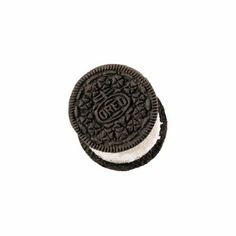 an oreo cookie on a white background