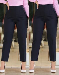 Style:Chic,Elegant Type:Pants Material:Polyester Length:Cropped Pattern Type:Plain Fit Type:Regular Occasion:Daily,Work Package Include:1*Pants Work Pants Outfit, Cropped Work Pants, Office Pants Women, Work Trousers Women, Black Work Pants, High Waisted Cropped Pants, Work Pants Women, Office Pants, Y2k Clothes