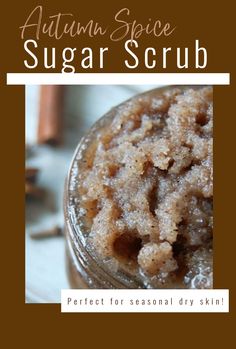 This autumn spice sugar scrub is a lovely diy skincare choice! It\'s a warm and yummy smelling scent and the spices are actually beneficial to your skin. Chai Drinks, Wax Recipe, Autumn Skincare