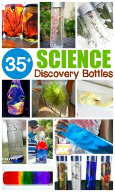 the cover of 35 science discovery bottles