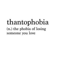 the words thantophobiaa in black and white are shown on a white background