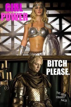 enlightened sexism meets its match : ) Game Of Thrones Brienne, Game Of Thrones 3, Humor Mexicano, A Game Of Thrones, Heck Yeah, Valar Morghulis, Games Of Thrones