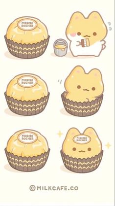 an image of some food that is in the shape of cupcakes and muffins