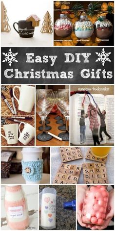 easy diy christmas gifts for kids and adults to make with their own handmade items