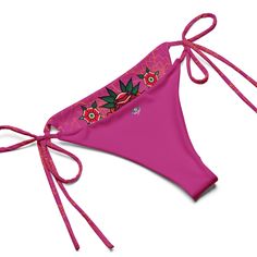 Stay comfortable and stylish all summer with this All-Over Print Recycled String Bikini set. It’s made from soft recycled polyester with double-layering and UPF 50+. Style the straps how you like, and get ready to swim! • Soft and stretchy material with UPF 50+ • Sizes up to 6XL • Bikini top comes with removable padding for comfort • Multiple ways to tie and style the bikini set • Color design options for swimwear lining Disclaimers: • Due to the 2-layered construction and internal stitching, a visible stitch may appear in the crotch seam of the bikini bottom. This is a normal part of the manufacturing process and does not impact the quality or performance of the product. • To make your All-Over Print Recycled String Bikini last longer, thoroughly rinse it off after each use and get rid of Womens Activewear Tops, Eco Friendly Kitchen, Shoe Last, Oversized Style, Toddler Shoes, Mens Activewear, Blouse Styles, Womens Activewear, Stretchy Material