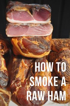 Pork Brine, Ham Bbq, Bbq Ham, Meat Preservation, Perfect Ham, Cured Meat Recipes, Smoker Ideas, Fresh Ham