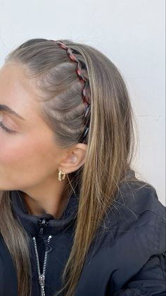 wavy hairstyle 90s headband aesthetic Hair Hoops, Headband Hairstyles, Hair Accessories For Women, Hair Day