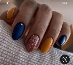 Unghie Sfumate, Fall Gel Nails, Art Designs Ideas, Cute Gel Nails, Shellac Nails, Dipped Nails, Autumn Nails, Spring Nail, Nail It