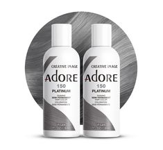 PRICES MAY VARY. Vibrant Platinum: Transform your hair with Adore's semi-permanent hair dye in [Color Name]. Enjoy a vivid and long-lasting color that makes a statement. Quick and Easy to Use: Achieve salon-quality results at home with our user-friendly formula. Our Gray hair dye applies smoothly and evenly, ensuring a hassle-free coloring experience. Free from Harsh Chemicals: Adore's Gray hair dye is free of alcohol, peroxide, ammonia, and other toxic chemicals, making it gentle on your hair a Adore Semi Permanent Hair Color, Gray Hair Dye, Adore Hair Dye, Silver Hair Dye, Grey Blending, Grey Hair Dye, Semi Permanent Hair Dye, Hair Dyes, Semi Permanent Hair Color