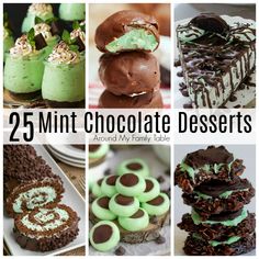 25 mint chocolate desserts that are delicious and easy to make for any party or special occasion