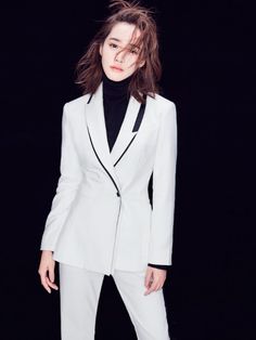 White with Black Tuxedo Double Breasted Pantsuit Fabric Type: Worsted Feature: Anti-Shrink, Anti-wrinkle, Breathable Material: Polyester / Cotton Style: Pants Suits Closure Type: Double Breasted Decoration: Button, Pockets, ZIP Formal Women Suits Season: Spring Summer Autumn Winter Tuxedo Double Breasted, Formal Women, Black And White Pants, Women Suits, White Tuxedo, Tuxedo Blazer, Pantsuits For Women, Black Tuxedo, Style Pants