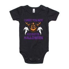 pick your size Ghost Monster, Monster Horror, Halloween Romper, Ready For Halloween, Im Ready, Gender Neutral Baby Clothes, One Piece Bodysuit, Toddler Kids, Horror Movie