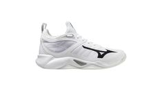 the mizuma shoes are white and black