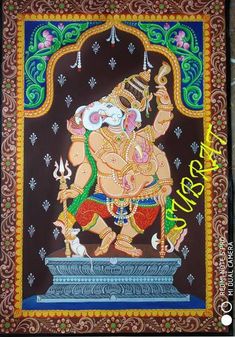 Hindu Puja, Reception Waiting, Ganesh Ji Images, Buddha Tattoo Design, Ganesh Art Paintings, Lobby Reception, Buddha Tattoo, Hall Kitchen, Indian God