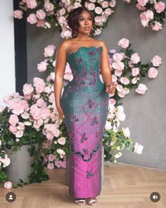 Kente dress Kente Outfits, Garden Gown, Aso Ebi Lace Styles, Styles Dress