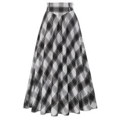 NEW STYLE Women Victorian Skirt Plaid Maxi Tartan High Waist A-Line Skirts Renaissance Maxi Skirt Elastic Swing Skirts Size(cm) US UK DE Body size Garment Waist Length S 4~6 8~10 32~34 66~68.5 95 M 8~10 12~14 36~38 71~73.5 96.5 L 12~14 16~18 40~42 76~79 98 XL 16~18 20~22 44~46 81~84 99.5 2XL 20~22 24~26 48~50 86.5~89 99.5 *Skirt Fabric: Shell:75%Polyester+25%Cotton Lining:98%Polyester+2%Viscose *Skirt Closure:Zip(Left) *Skirt Features: 1) Hits at ankle 2) High waist design 3) Elastic back waistl White Lined Maxi Skirt For Fall, White Flared Maxi Skirt For Fall, White Full Skirt For Fall, White High Waist Skirt For Fall, White Tiered Skirt For Fall, White Fitted Maxi Skirt For Fall, Casual Fitted Pleated Maxi Skirt, Viscose Skirt, Victorian Skirt