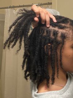 Locs For Black Women Real Hair, Locs With Real Hair, Smedium Locs Black Women, 1 Month Locs, Locs Black Women Aesthetic, Locks On Black Women Natural Hair, 4b Locs Natural Hair, Hickory Locs, Small Medium Locs Black Women