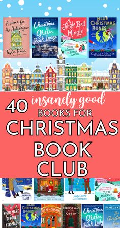 the christmas book club is full of books for children to read and have fun reading