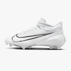 the nike vapor soccer shoe in white and black