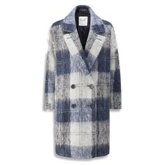 British Made - We have partnered with our friends at Lochcarron to create this bespoke mohair blend check coat. With a heritage dating back to 1892, Lochcarron of Scotland is the world’s leading manufacturer of tartan. Coat Street Style, Check Coat, Duffle Coat, Coat Design, Double Breasted Coat, Vintage Casual, Winter Coats Women, Casual Street Style, British Style