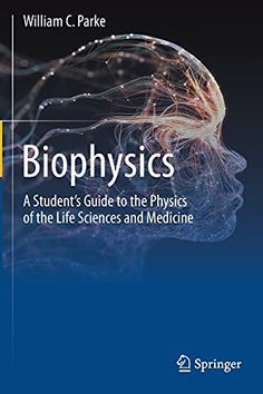 a book cover with the title bio physics