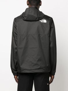 North Face Mountain, Mountain Jacket, Hooded Rain Jacket, Jacket Design, North Face Jacket, Funnel Neck, Funnel, Logo Print, Size Clothing