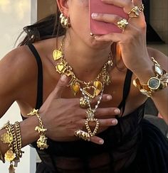 Gold Chain Bracelets, Dainty Gold Chain, Bracelets Set, Chunky Jewelry, Chain Bracelets, Golden Girl