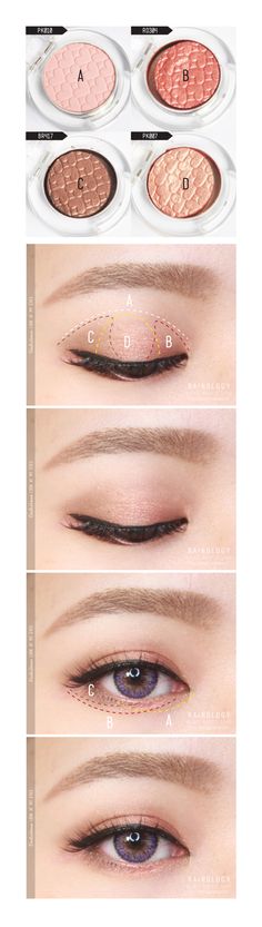 natalielaurenb♡ More Eyeshadow Brown Eyes, Eyeshadow Step By Step, Soft Eye Makeup, Trendy Eyeshadow, Mermaid Beauty, Korean Eye Makeup