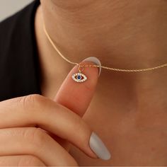 Evil Eye Minimalist 18k Gold Plated Necklace. Brand New- Never Used. 14 Inches. Comes With Gift Box. Evil Eye Jewelry Necklace, Protective Eye, Protective Charms, Independence Day Gift, Meaningful Necklace, Evil Eye Necklace Gold, Eye Pendant, Evil Eye Pendant, Evil Eye Necklace