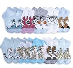 PRICES MAY VARY. Sock Advent Calendar contains 10 pairs of Frozen - themed socks The Disney Frozen 10 Days of Socks Advent Calendar is perfect for giving. This gift pack of socks makes a great early present to count down the days until Christmas. It comes with 10 pairs of socks, with each pair housed in a separate closed section of the gift box so the recipient can be surprised with a different pair each day leading up to Christmas. The sock set includes 10 pairs of quarter socks, with an array Socks Advent Calendar, Disney Socks, Disney With A Toddler, Christmas Slippers, Baby Mickey Mouse, Halloween Socks, Advent Calendars For Kids, Knitted Booties, Baby Minnie Mouse