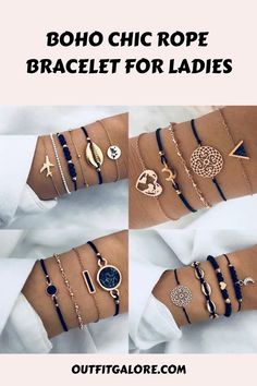 Turn every wrist flip into a fashion statement! Introducing our Boho Chic Rope Bracelet for the modern woman. With every detail crafted to perfection, it's the embodiment of bohemian allure . Elevate your accessory game . Don't wait, explore our website today! Magic Charms, Turquoise Heart, Black Rope, Forever Love