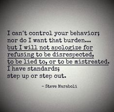 steve marbozzii quote on behavior