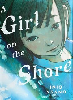 a girl on the shore by inno asano book cover art and title design