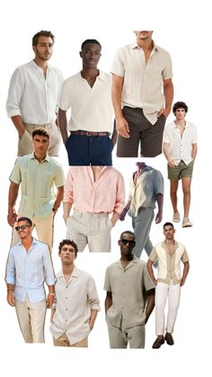 men's clothing from the 50's and 70's are featured in this image